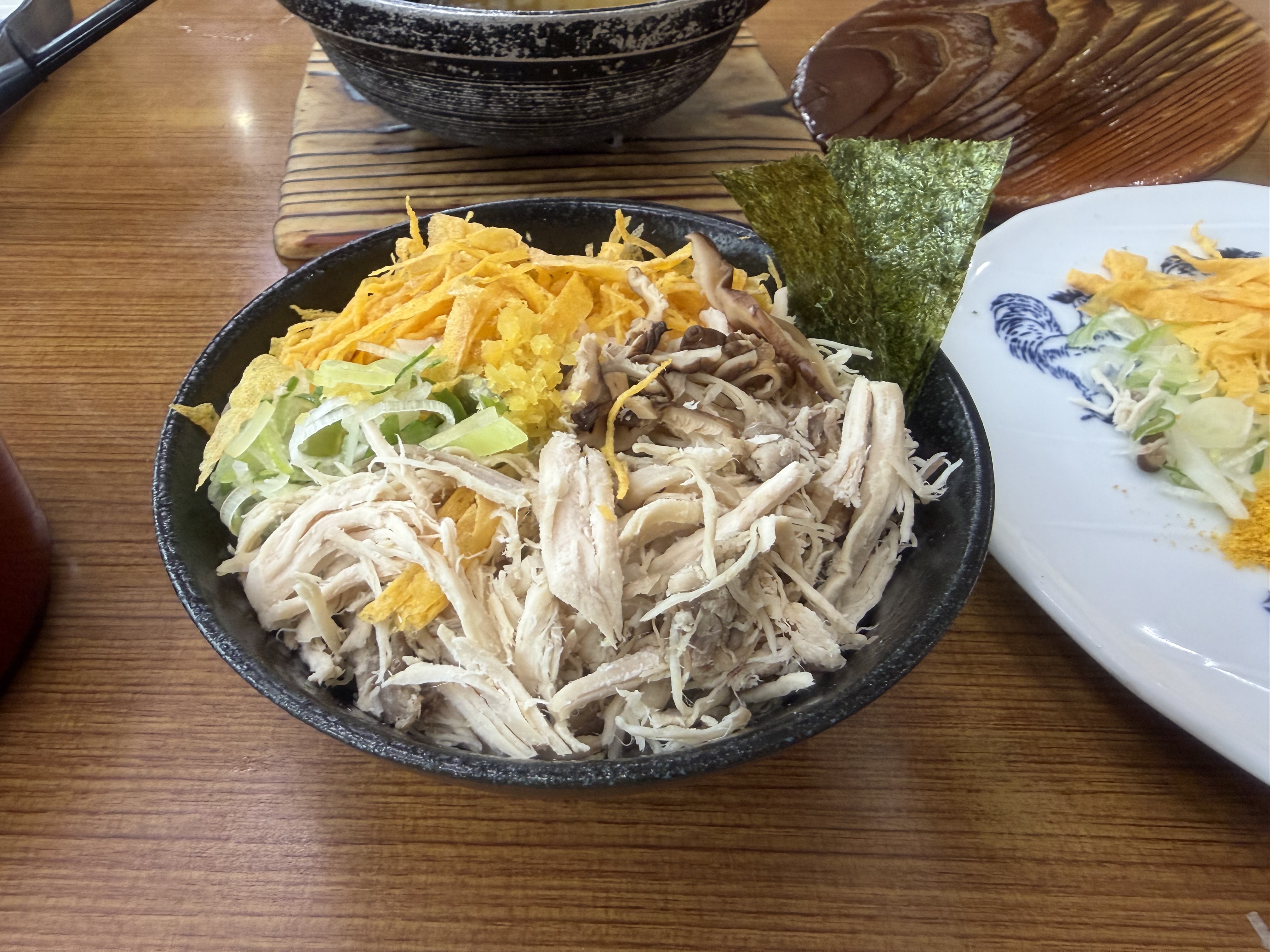元祖みなとやの鶏飯 盛り付け